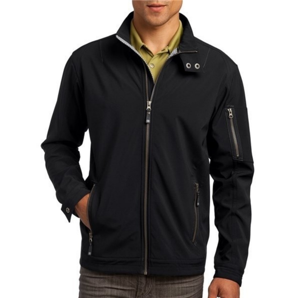 Soft Shell Tec. Jacket With green logo